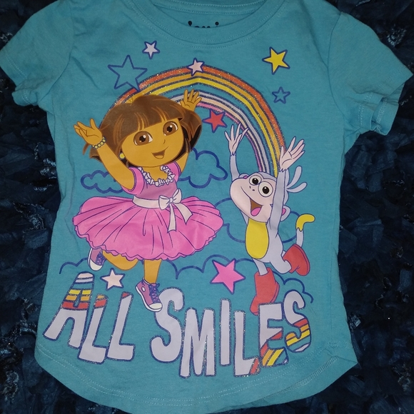 🐒LITTLE GIRLS SHIRT/SHORT SET - Picture 2 of 5